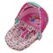 Baby Alive: Deluxe Doll Car Seat - Pink & Rainbow - 3-in-1, Fits Dolls Up To 18", Multifunctional Unit That Can Be Used As A Doll Carrier Or A Feeding Chair, Pretend Play